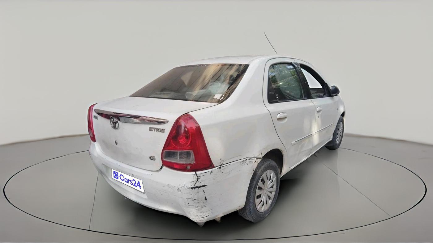 2011 Toyota Etios G, Petrol, Manual, 1,07,700 km, exterior