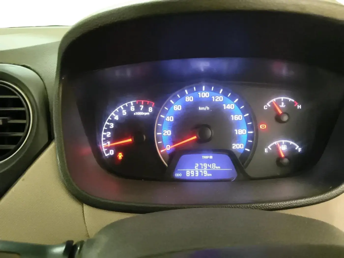 2018 Hyundai XCENT PRIME T, Petrol, Manual, 89,891 km, interior