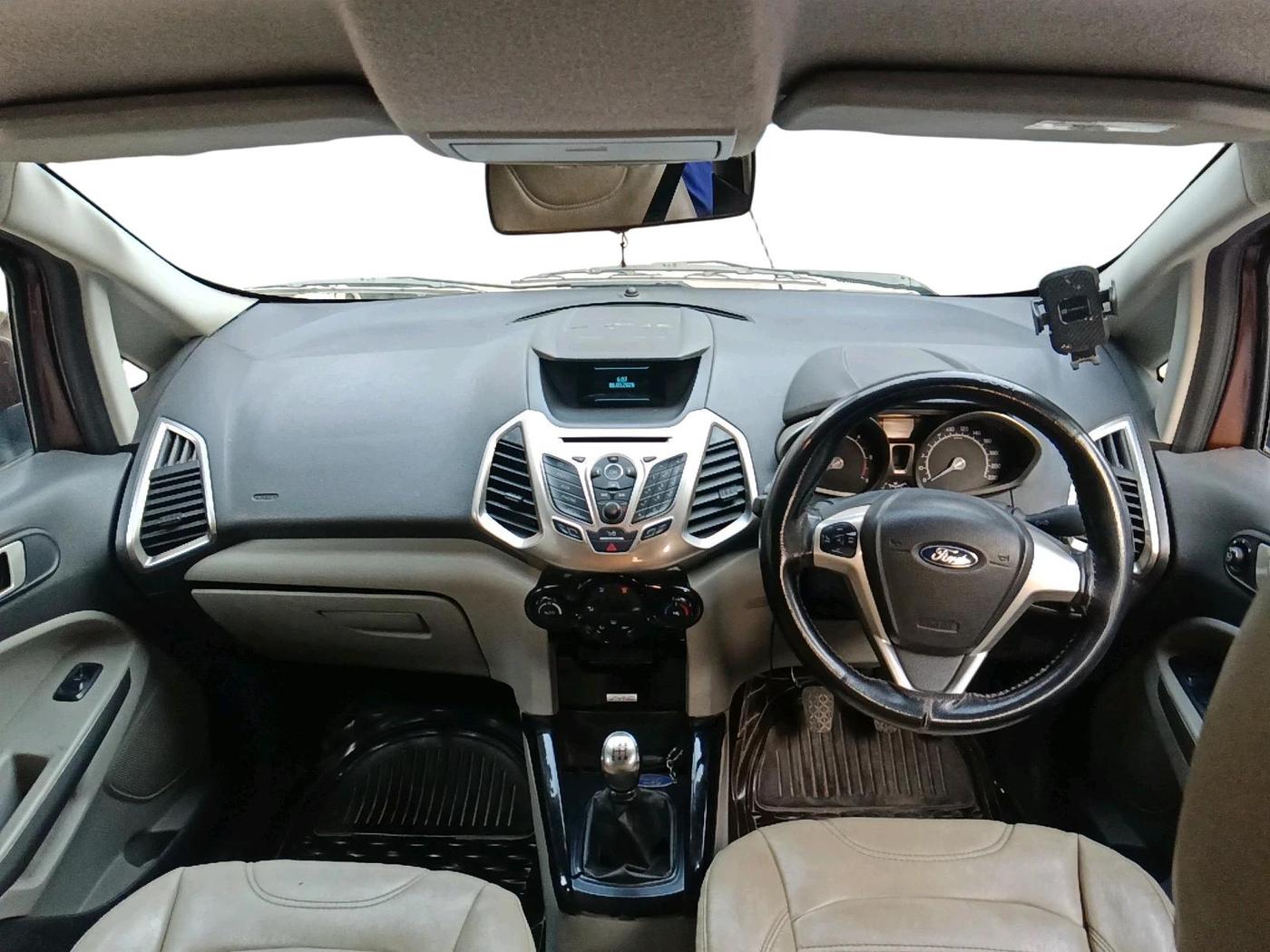 2016 Ford Ecosport TITANIUM 1.5L DIESEL, Diesel, Manual, 86,603 km, interior