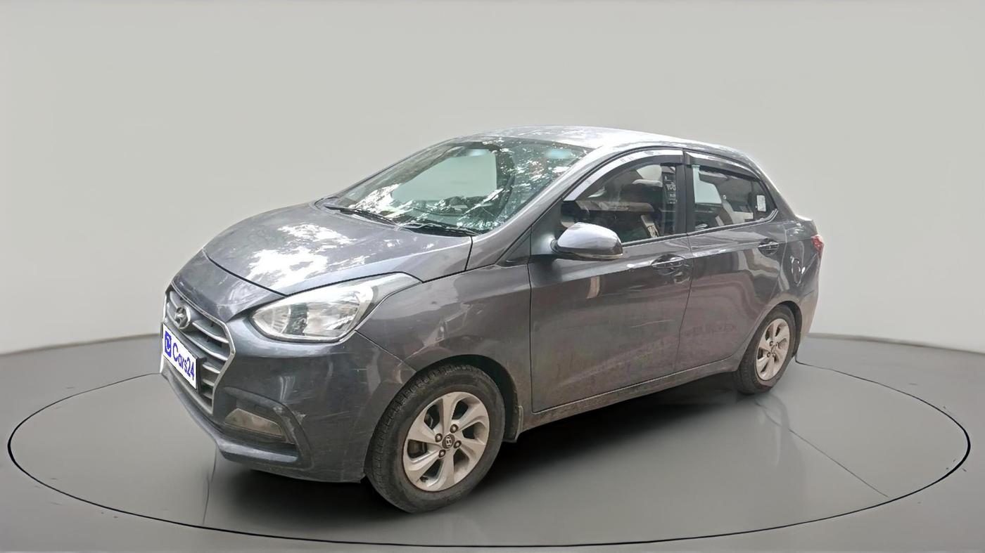 2018 Hyundai Xcent SX 1.2, CNG, Manual, 1,21,486 km, exterior