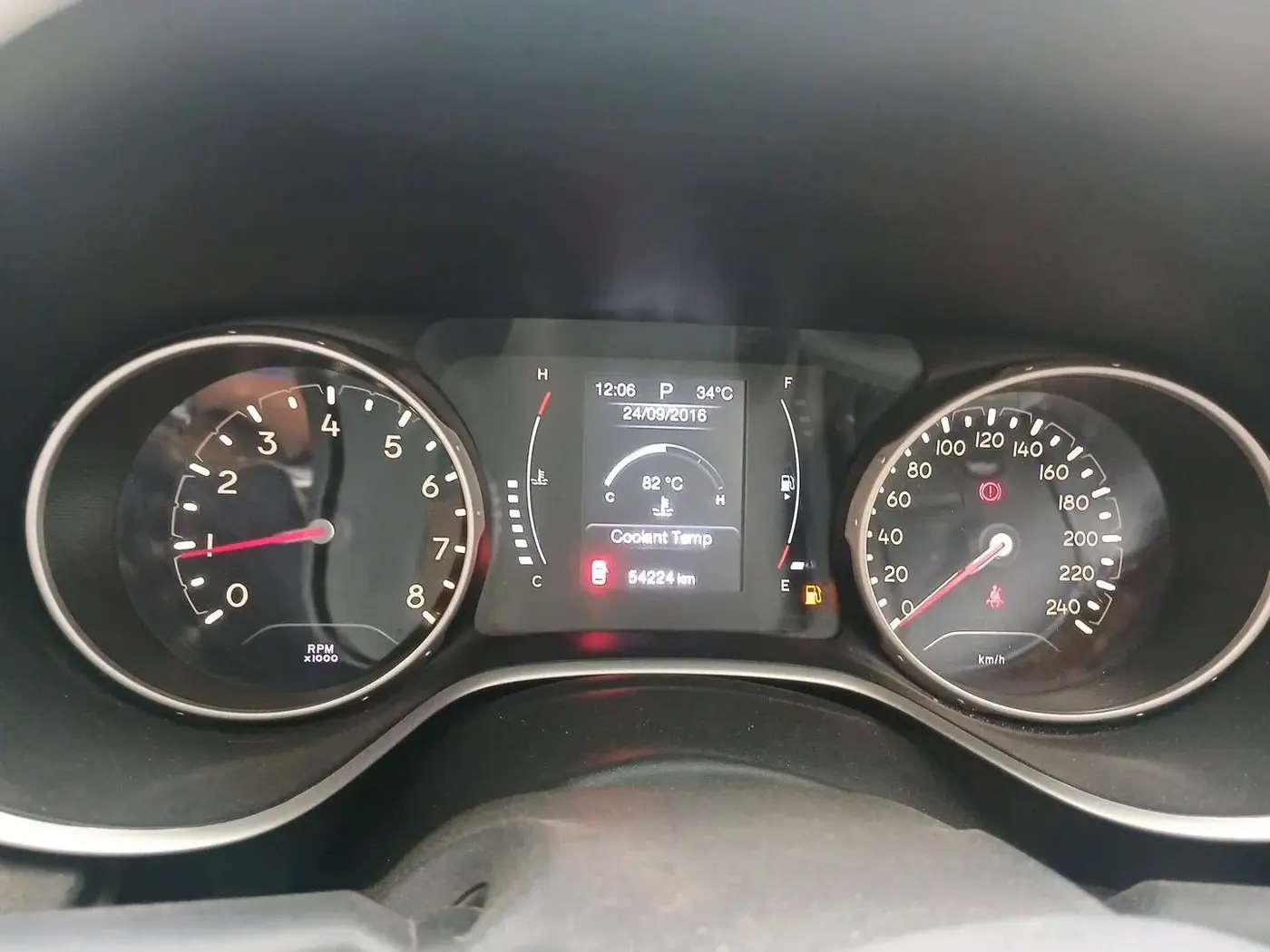 2017 Jeep Compass LIMITED 1.4 PETROL AT, Petrol, Automatic, 54,224 km, interior