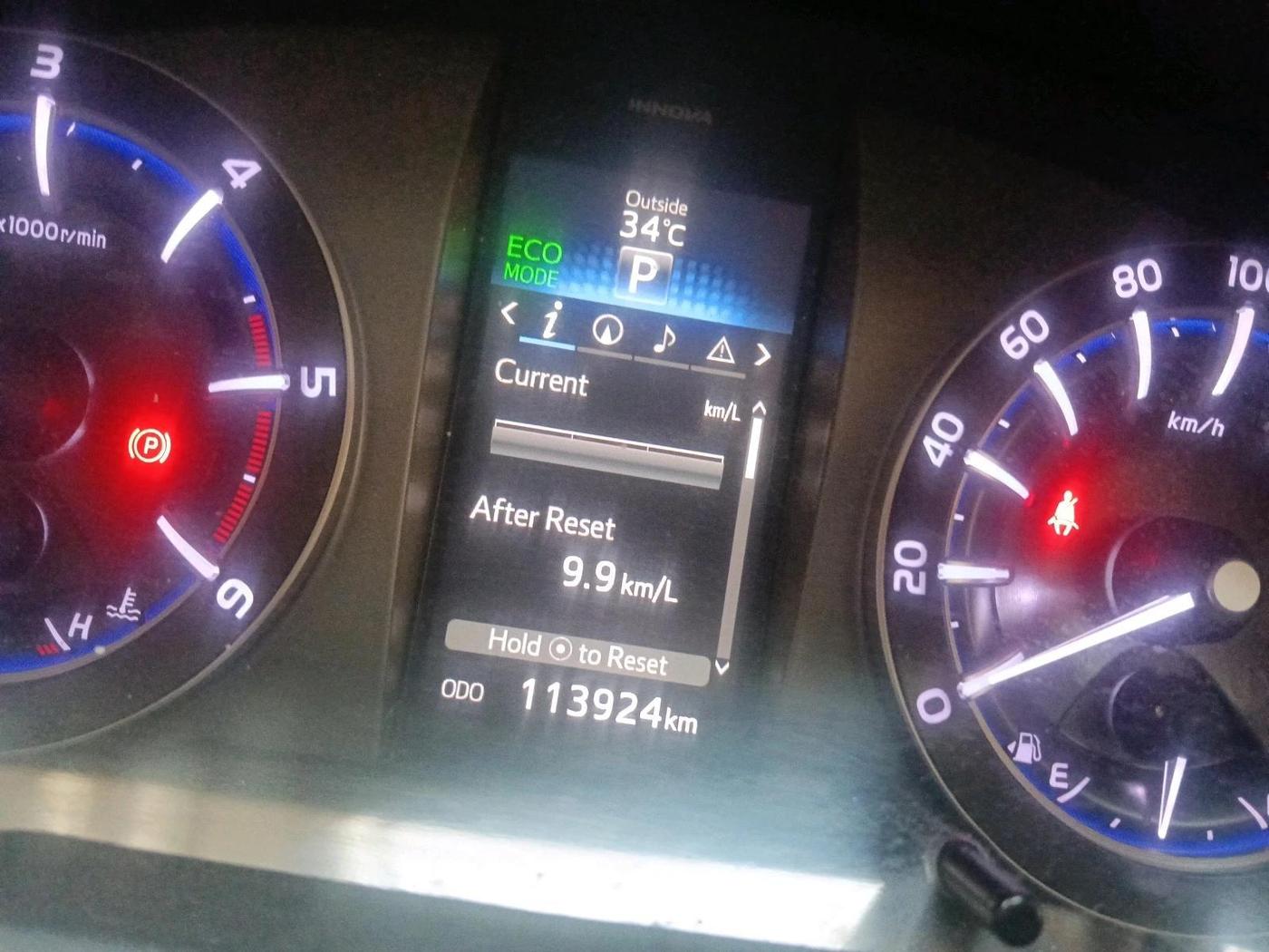 2018 Toyota Innova Crysta 2.8 ZX AT 7 STR, Diesel, Automatic, 1,13,924 km, interior