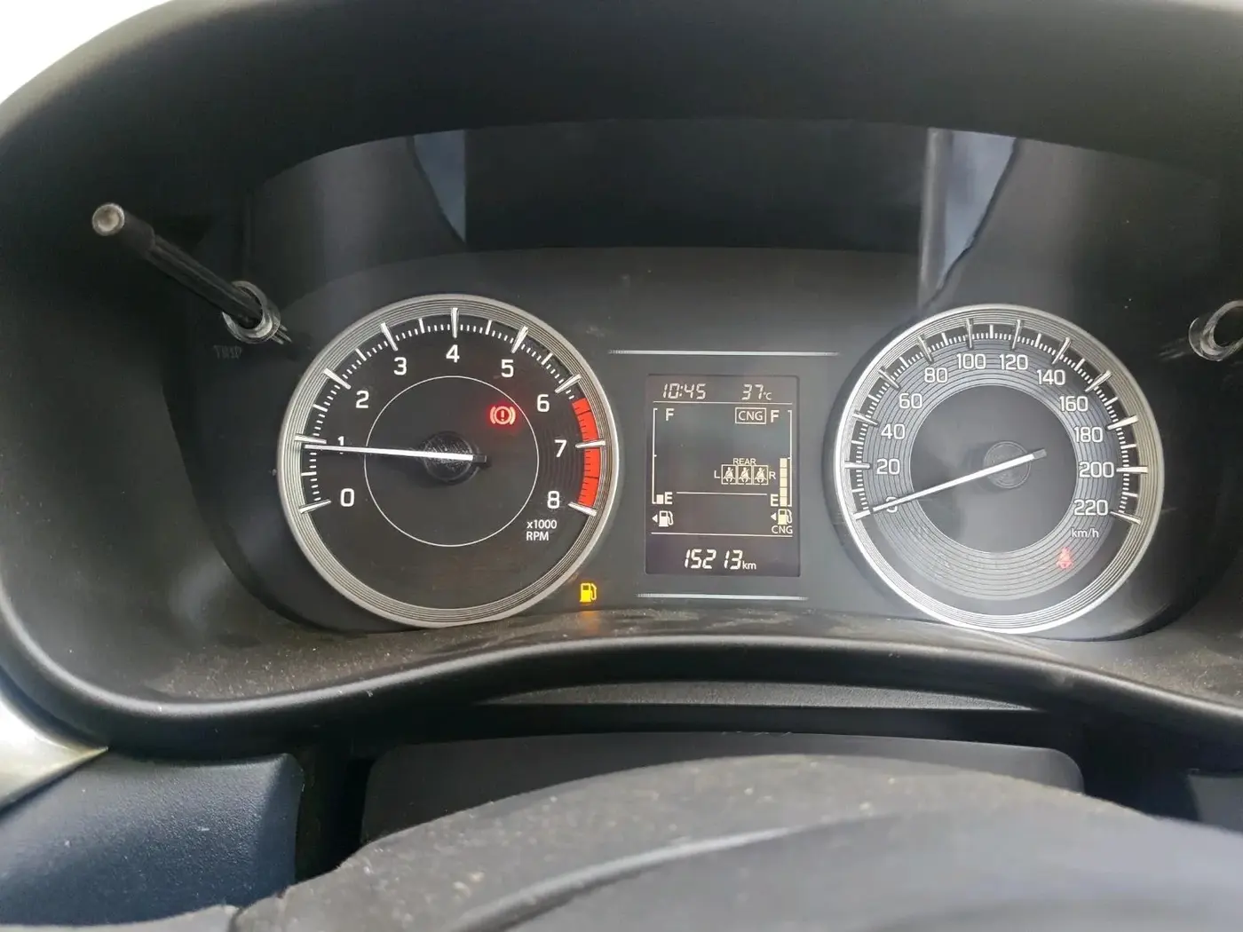 2025 Maruti Baleno DELTA CNG 1.2L, CNG, Manual, 15,213 km, interior
