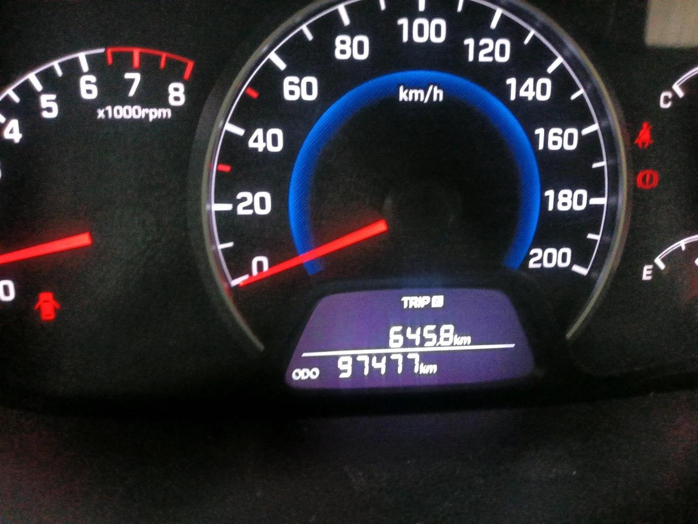 2014 Hyundai Grand i10 SPORTZ 1.2 KAPPA VTVT, Petrol, Manual, 97,477 km, interior