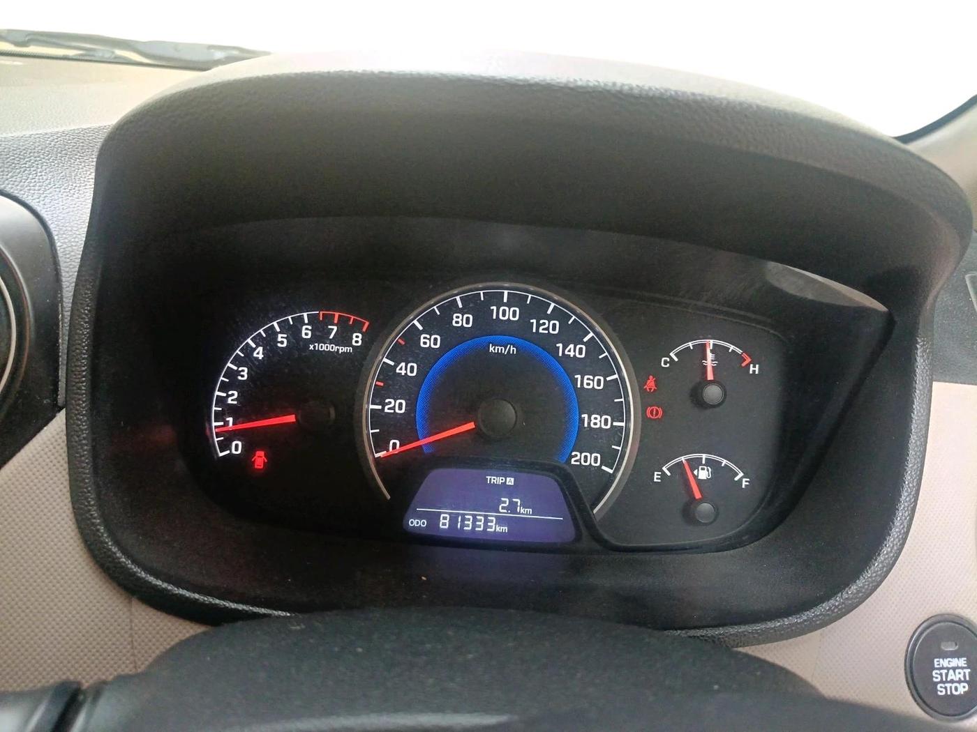 2014 Hyundai Grand i10 ASTA (O) 1.2 KAPPA VTVT, Petrol, Manual, 81,333 km, interior