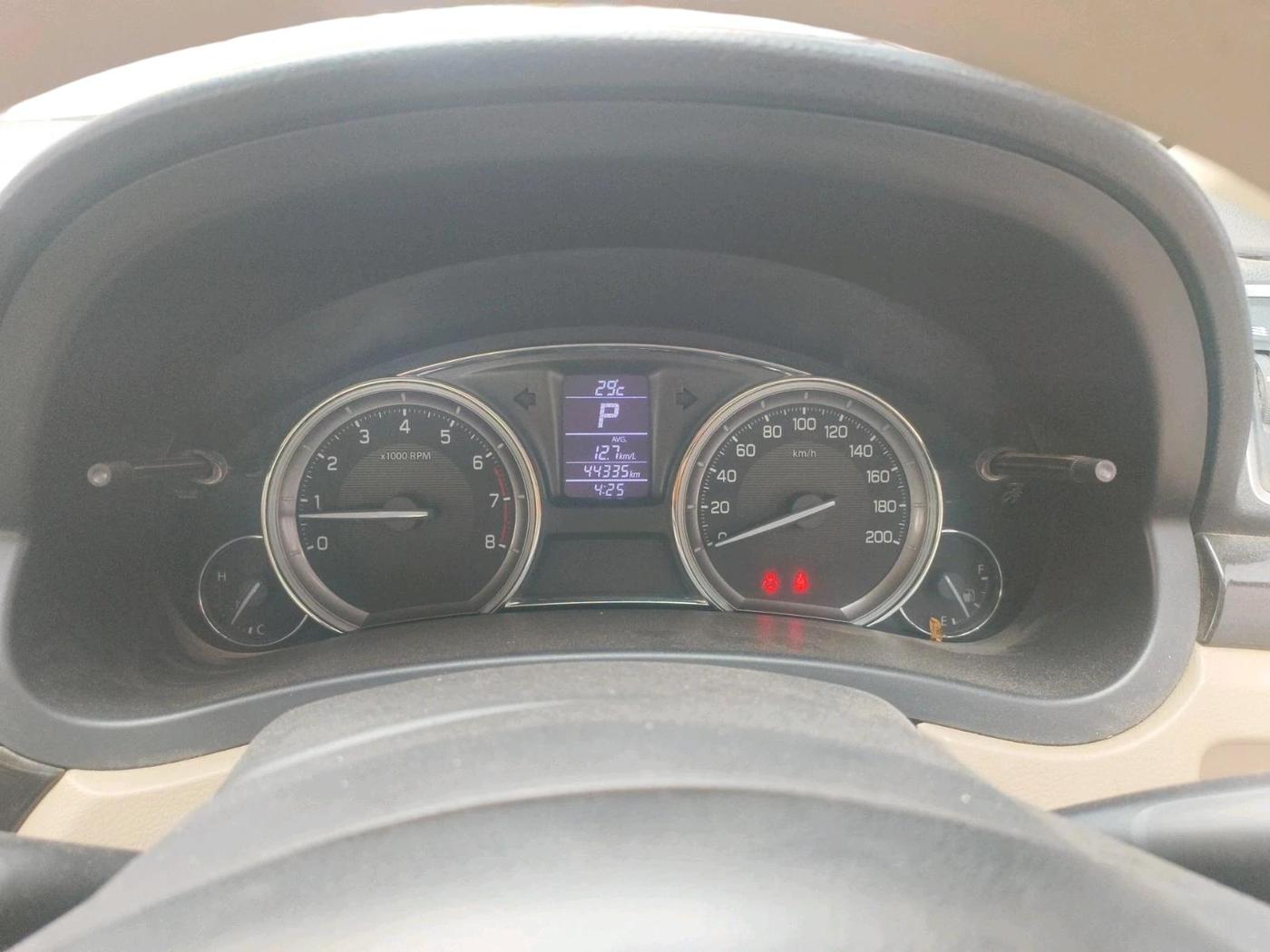 2017 Maruti Ciaz ZETA 1.4  AT PETROL, Petrol, Automatic, 44,335 km, interior