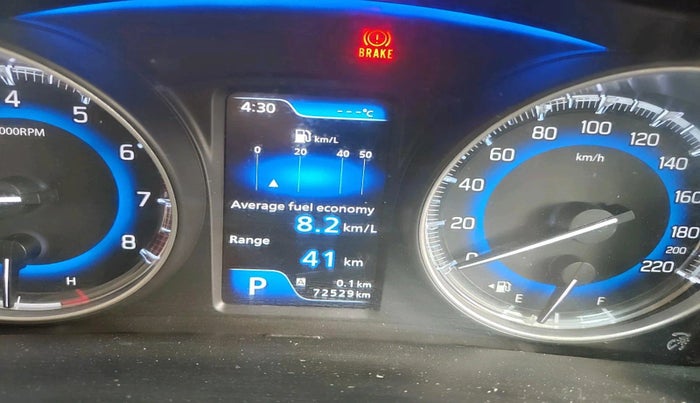 2020 Toyota Glanza G CVT, Petrol, Automatic, 72,529 km, interior