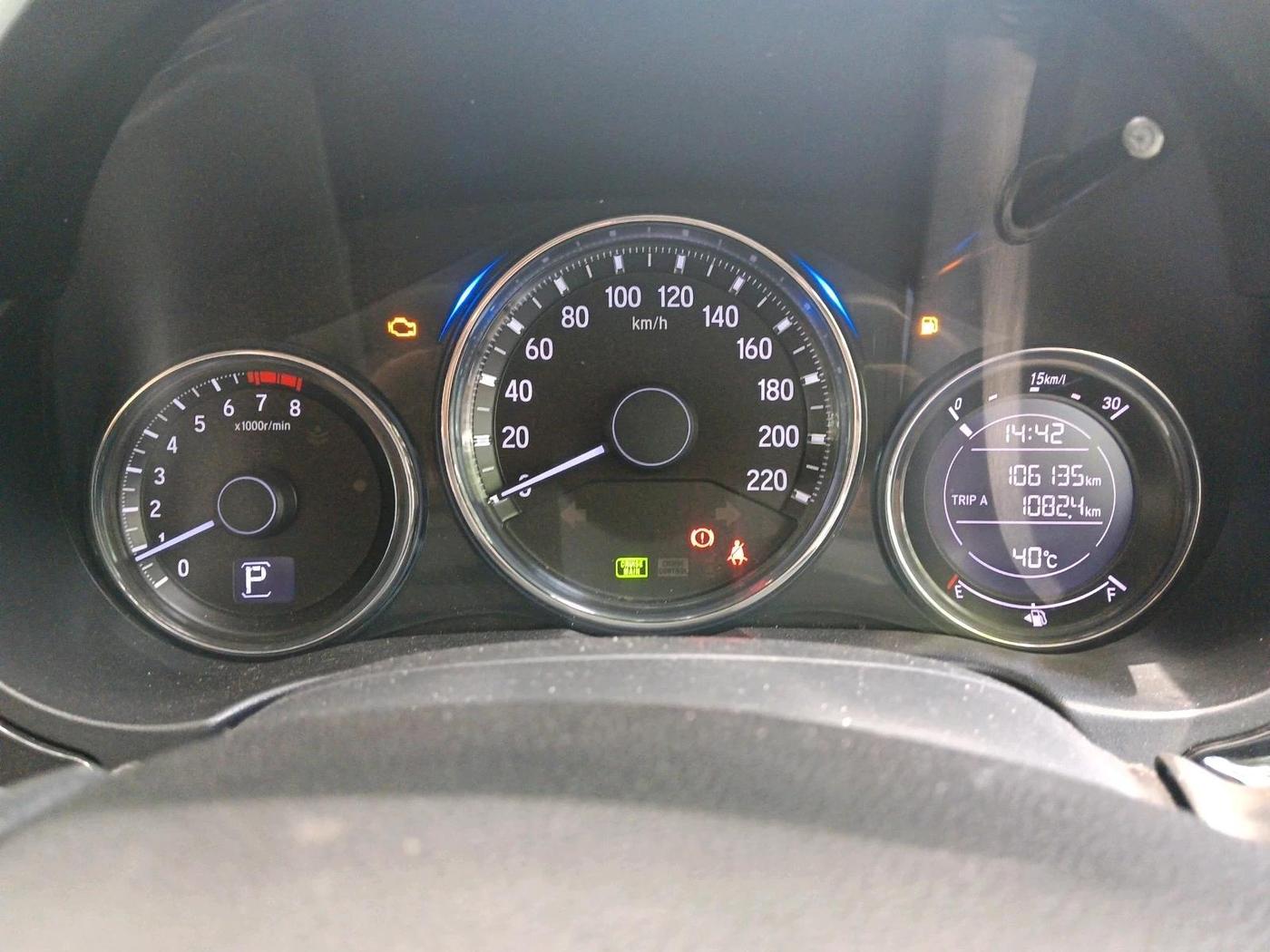 2018 Honda City 1.5L I-VTE V CVT, CNG, Automatic, 1,11,658 km, interior
