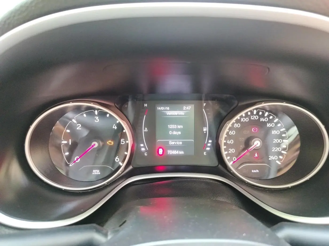 2017 Jeep Compass LIMITED 2.0 DIESEL 4X4, Diesel, Manual, 70,500 km, interior