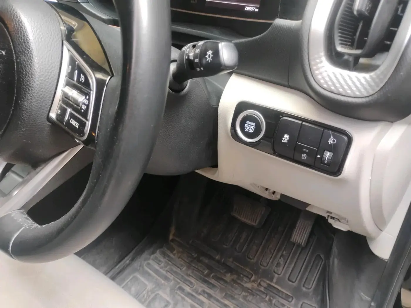 2023 KIA SONET HTX 1.5 AT, Diesel, Automatic, 29,687 km, interior