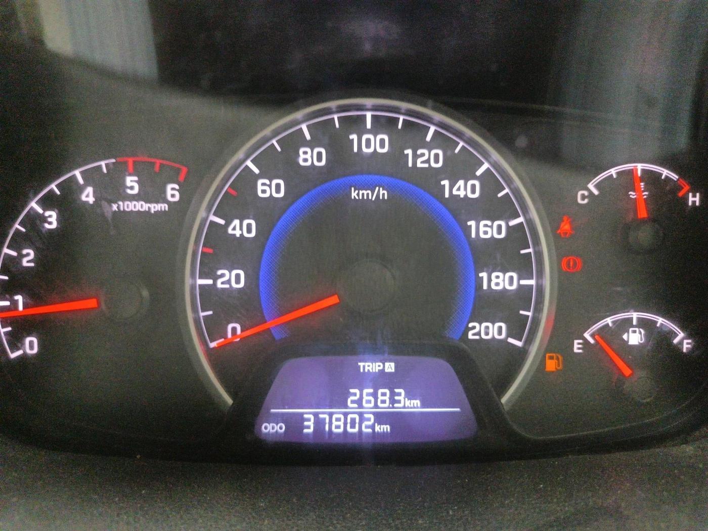 2016 Hyundai Grand i10 SPORTZ 1.1 CRDI, Diesel, Manual, 37,802 km, interior