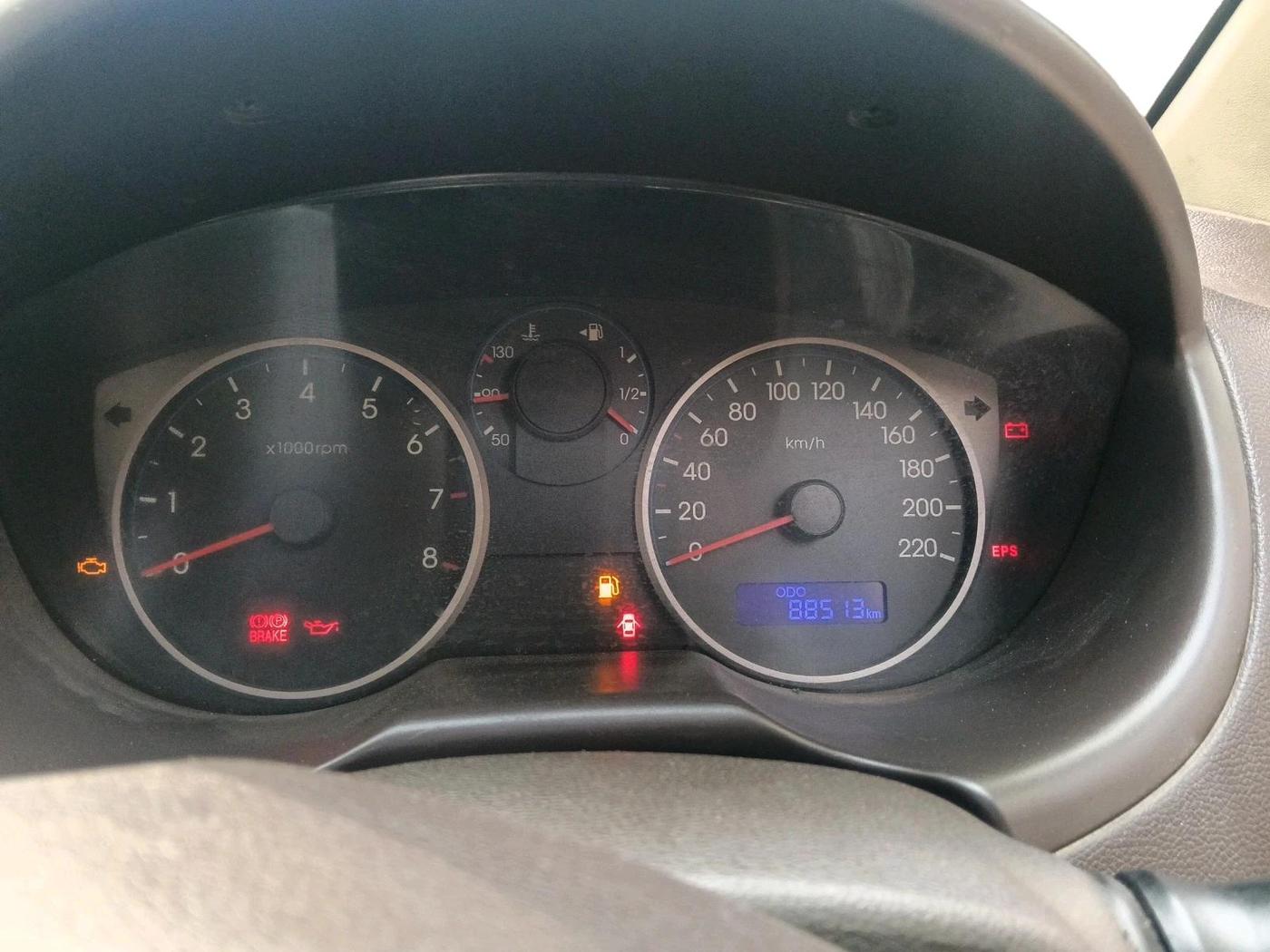 2011 Hyundai i20 SPORTZ 1.2, CNG, Manual, 88,513 km, interior
