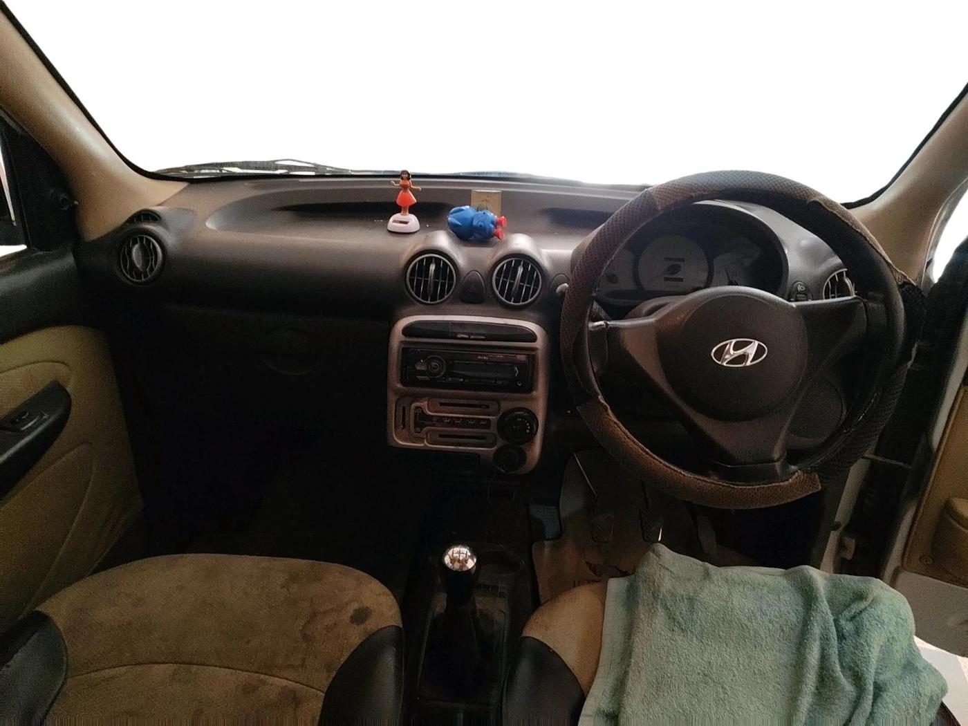 2011 Hyundai Santro Xing GLS, CNG, Manual, 1,44,167 km, interior