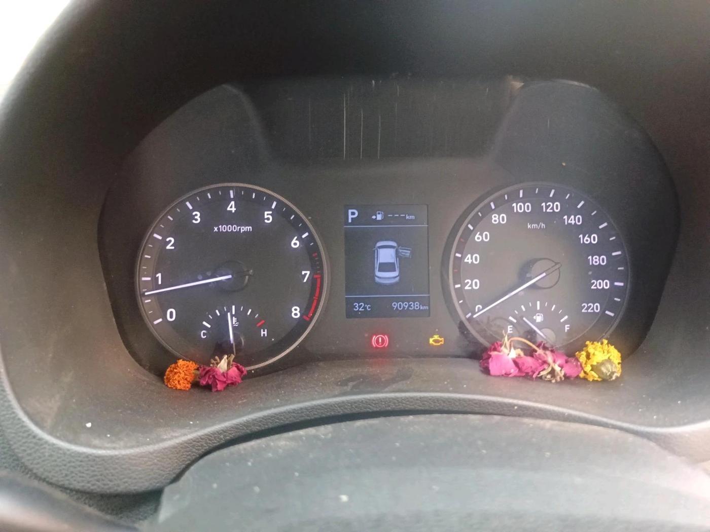 2019 Hyundai Verna 1.6 VTVT SX (O) AT, CNG, Automatic, 90,938 km, interior