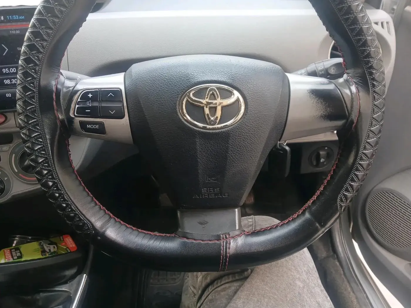 2011 Toyota Etios VX, CNG, Manual, 1,81,692 km, interior