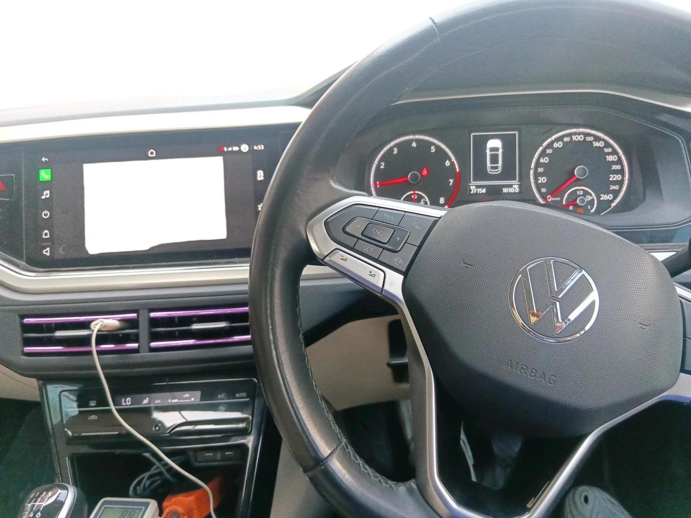 2024 Volkswagen VIRTUS HIGHLINE TSI 1.0 MT, Petrol, Manual, 27,154 km, interior