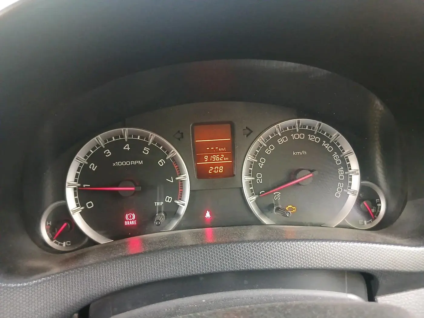 2015 Maruti Swift VXI, CNG, Manual, 91,962 km, interior