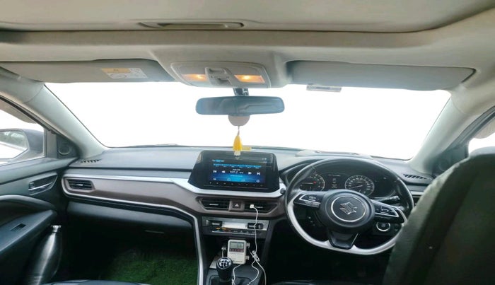 2022 Maruti BREZZA ZXI + SMART HYBRID, Petrol, Manual, 74,481 km, interior