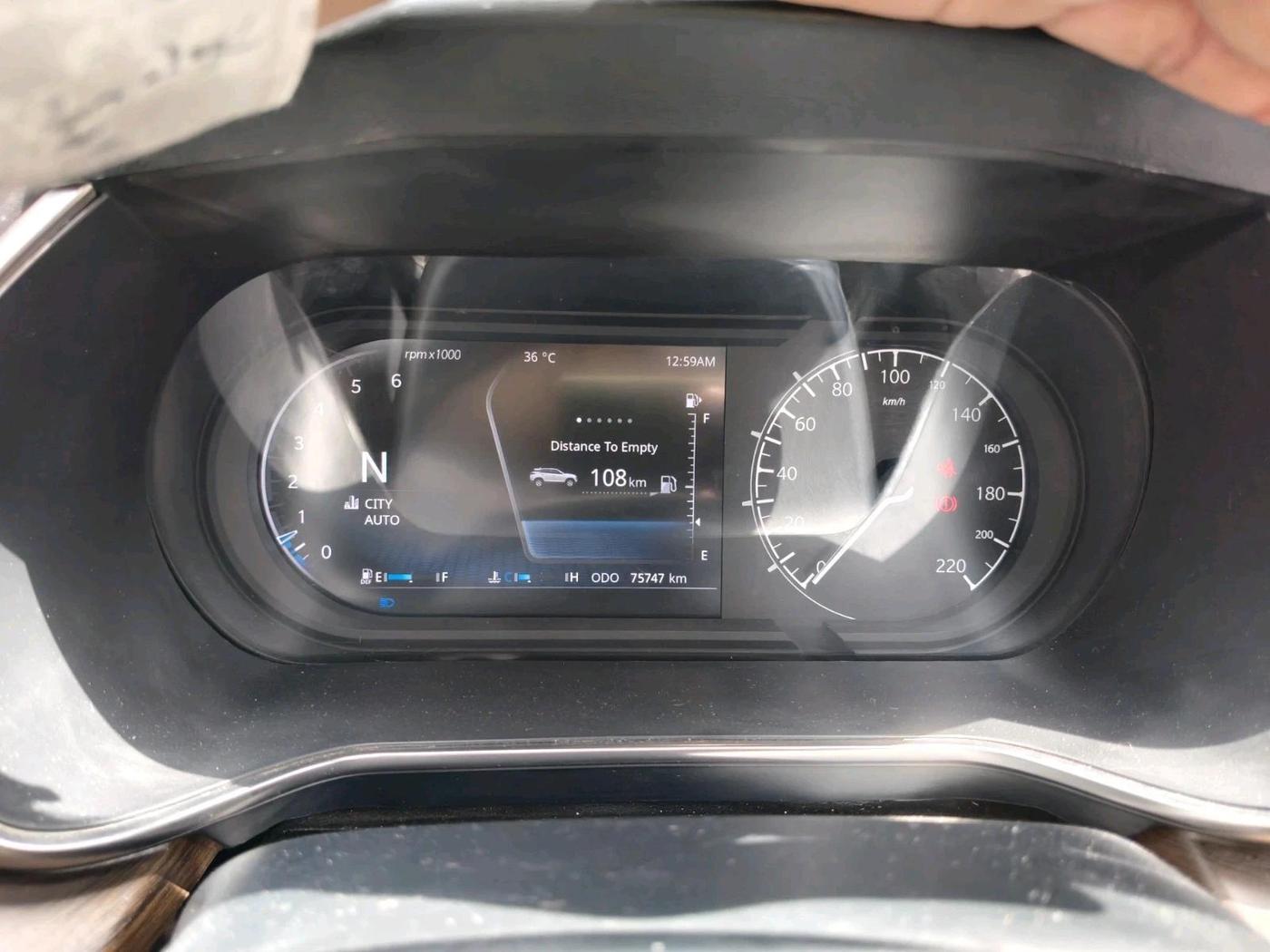 2020 Tata Harrier XZA PLUS 2.0L, Diesel, Automatic, 75,747 km, interior