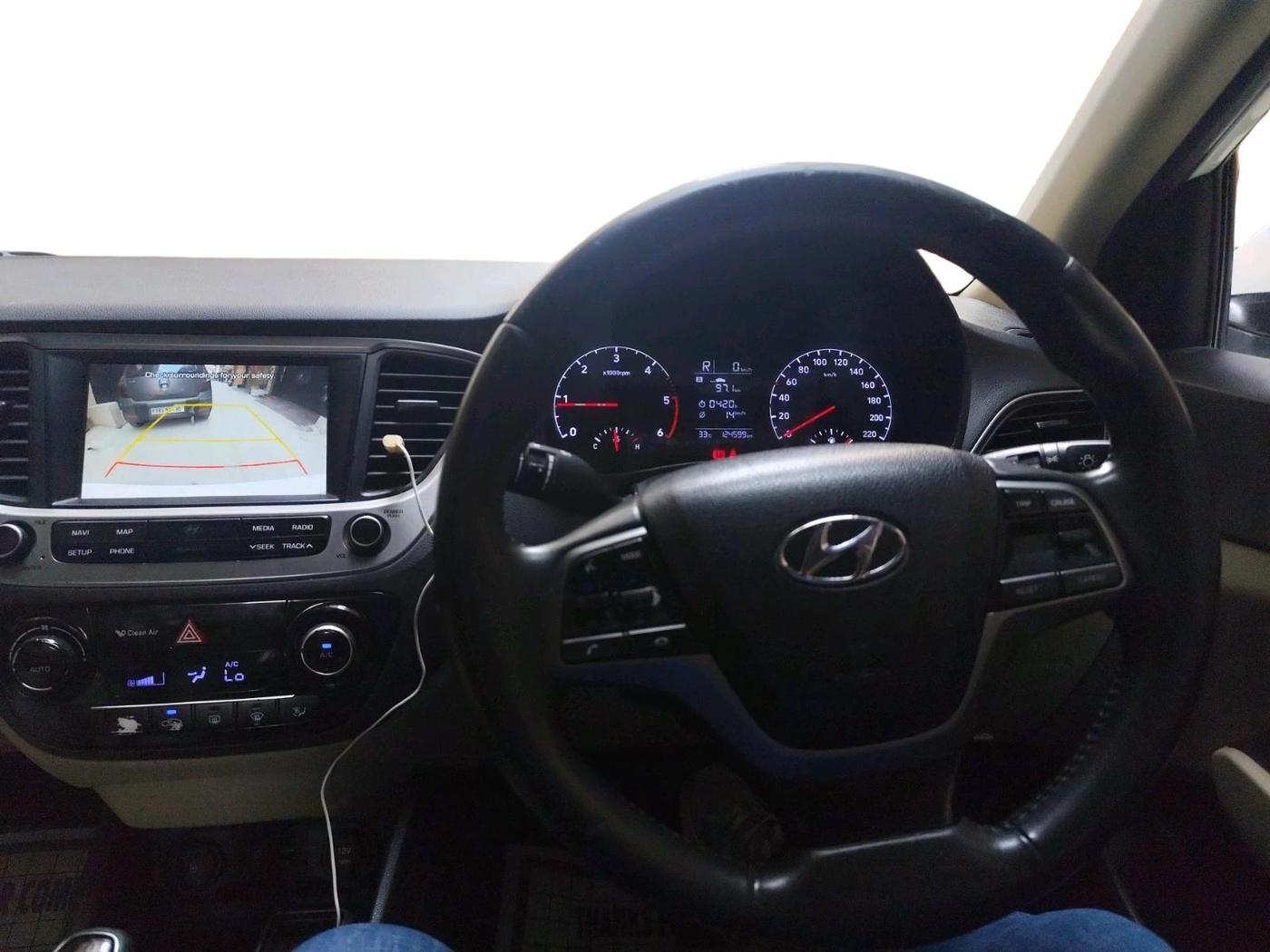 2018 Hyundai Verna 1.6 CRDI SX + AT, Diesel, Automatic, 1,24,599 km, interior