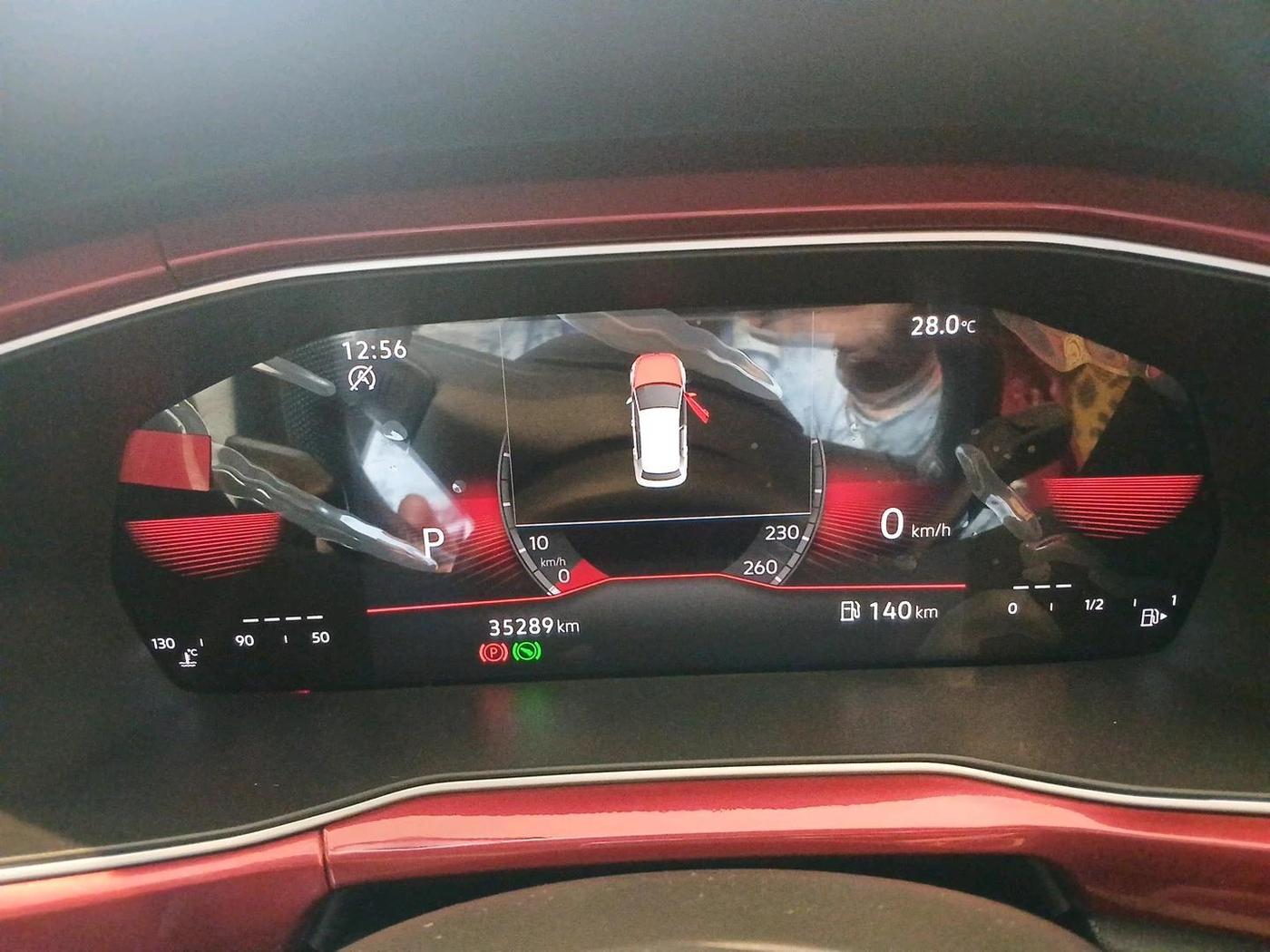 2023 Volkswagen TAIGUN GT PLUS 1.5 TSI DSG, Petrol, Automatic, 35,289 km, interior