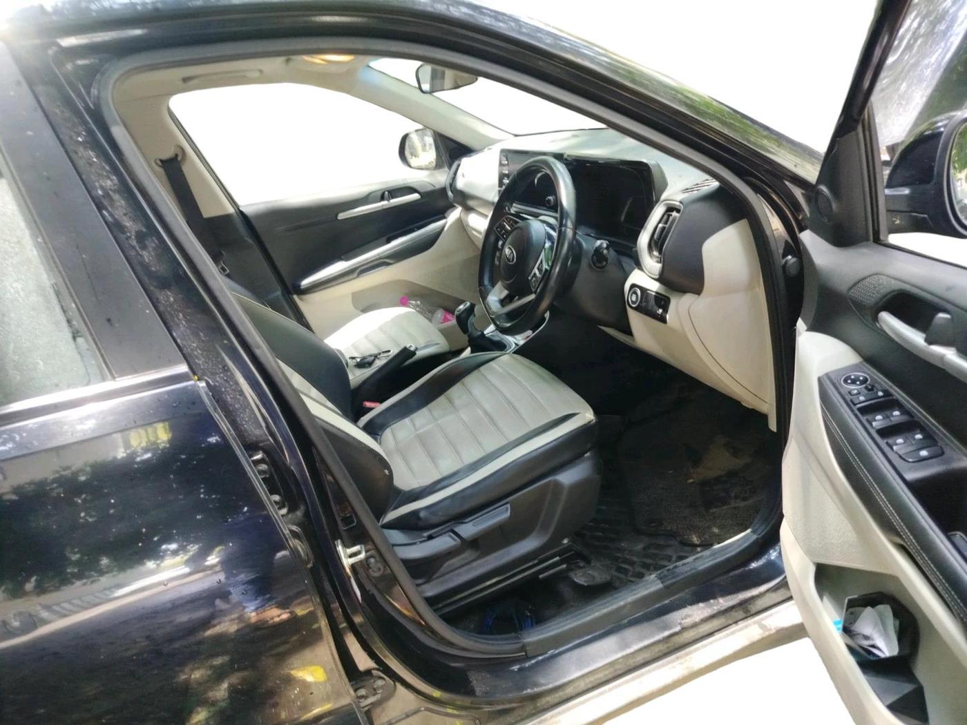 2021 KIA SONET HTX 1.0 IMT, Petrol, Manual, 87,377 km, interior