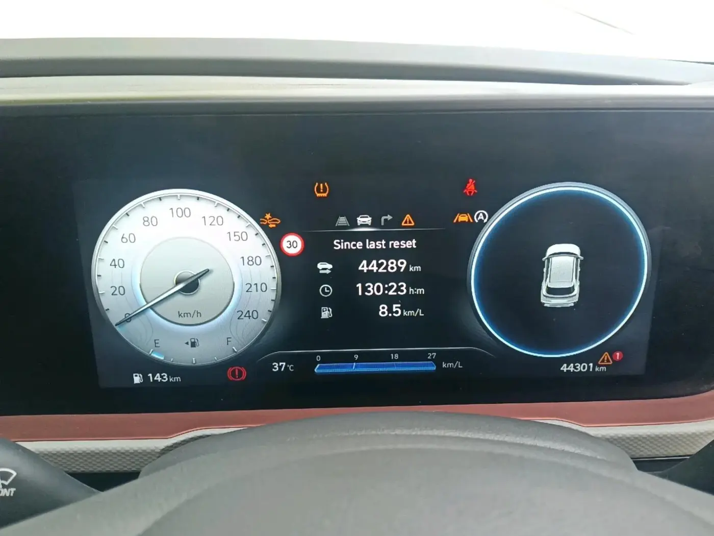 2024 Hyundai Creta SX (O) 1.5 PETROL, Petrol, Manual, 44,301 km, interior