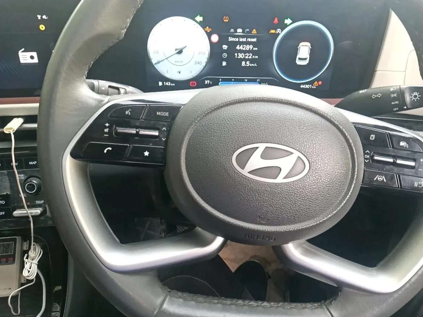2024 Hyundai Creta SX (O) 1.5 PETROL, Petrol, Manual, 44,301 km, interior