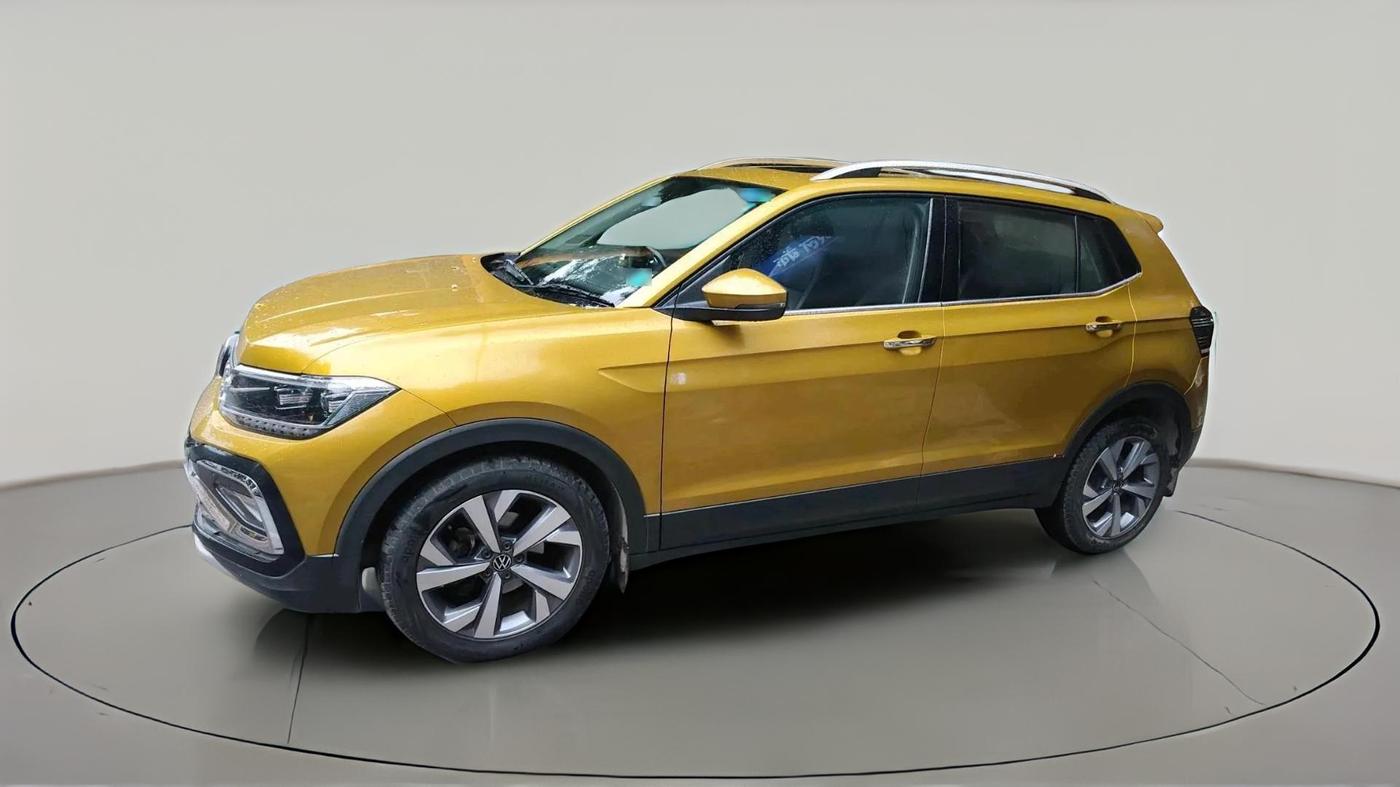 2021 Volkswagen TAIGUN TOPLINE 1.0 TSI AT, Petrol, Automatic, 25,282 km, exterior