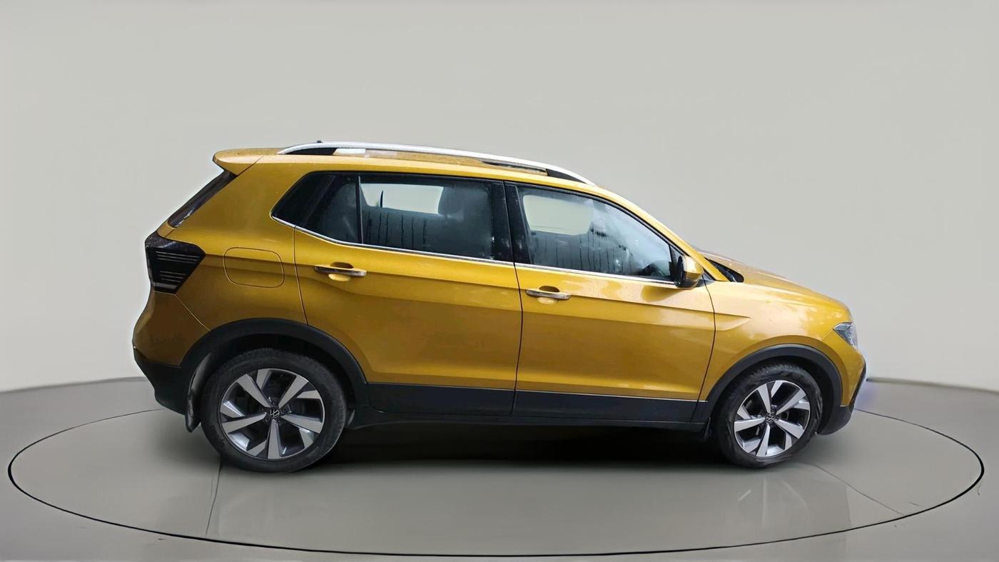 2021 Volkswagen TAIGUN TOPLINE 1.0 TSI AT, Petrol, Automatic, 25,282 km, exterior
