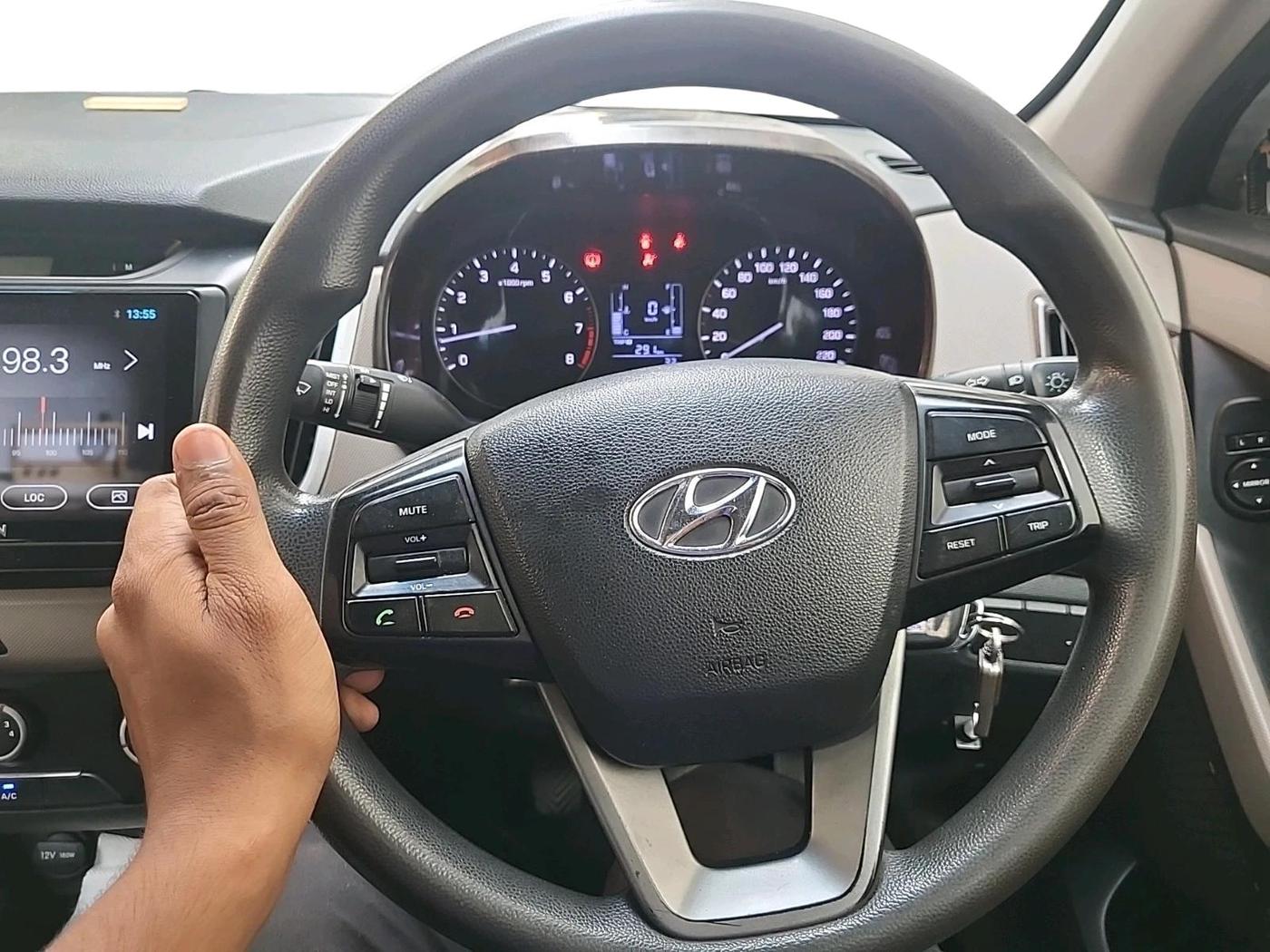 2017 Hyundai Creta E 1.6 PETROL, Petrol, Manual, 63,492 km, interior