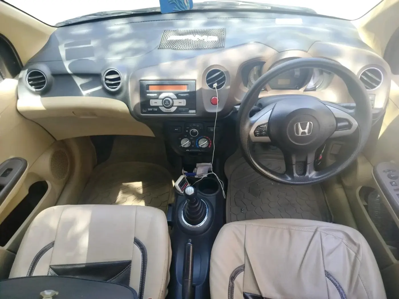 2013 Honda Brio S MT, Petrol, Manual, 50,450 km, interior