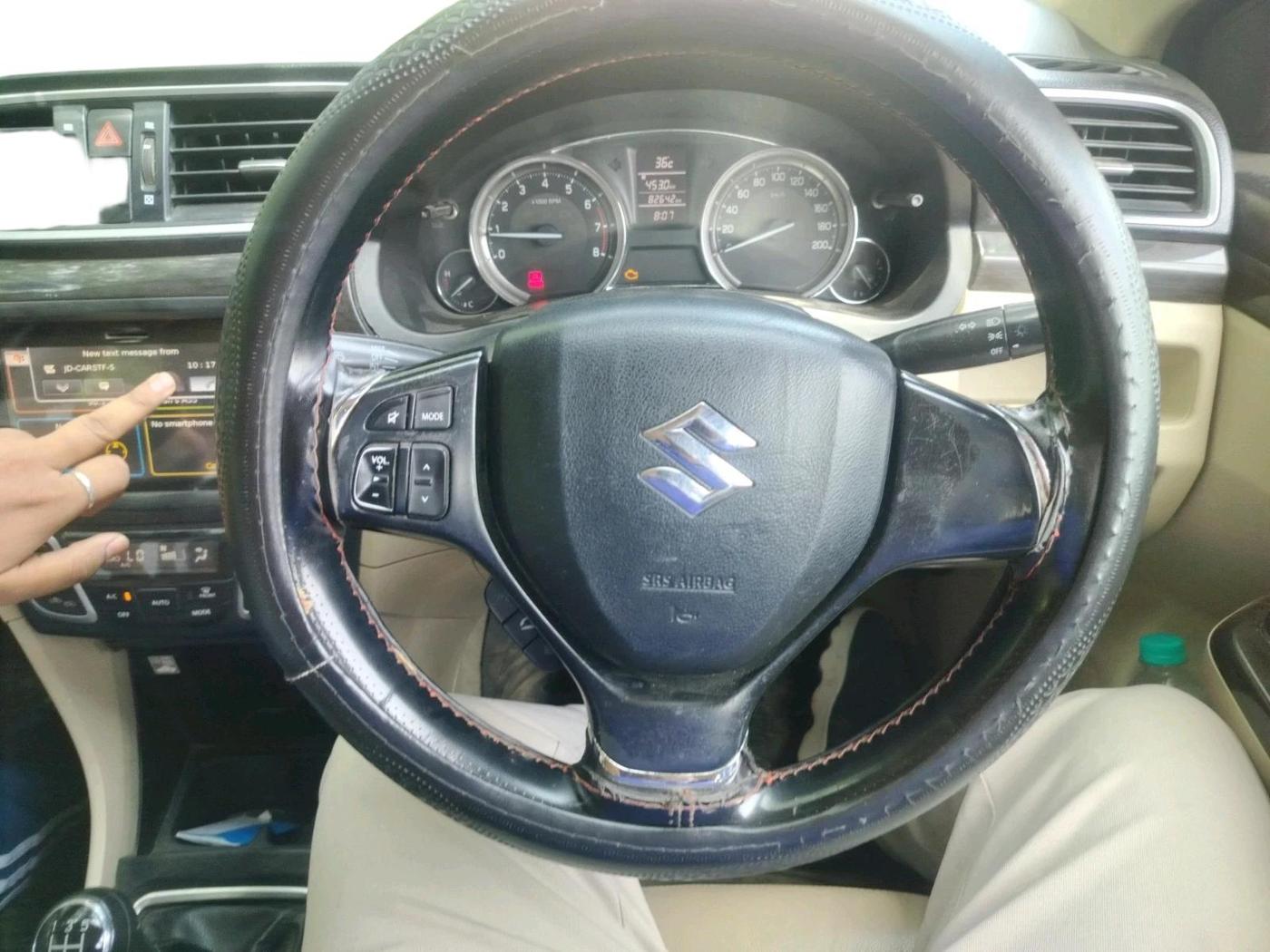 2015 Maruti Ciaz ZXI+, Petrol, Manual, 82,642 km, interior