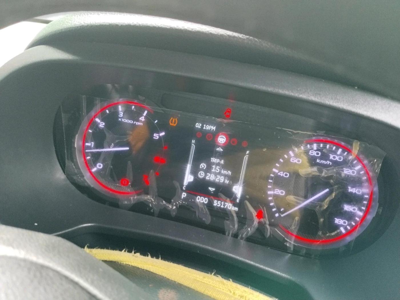 2022 Mahindra Thar LX PETROL HT 4WD AT, Petrol, Automatic, 55,170 km, interior
