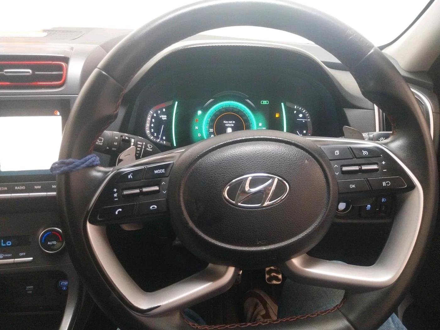 2021 Hyundai Creta SX (O) 1.4 TURBO DCT, Petrol, Automatic, 70,505 km, interior