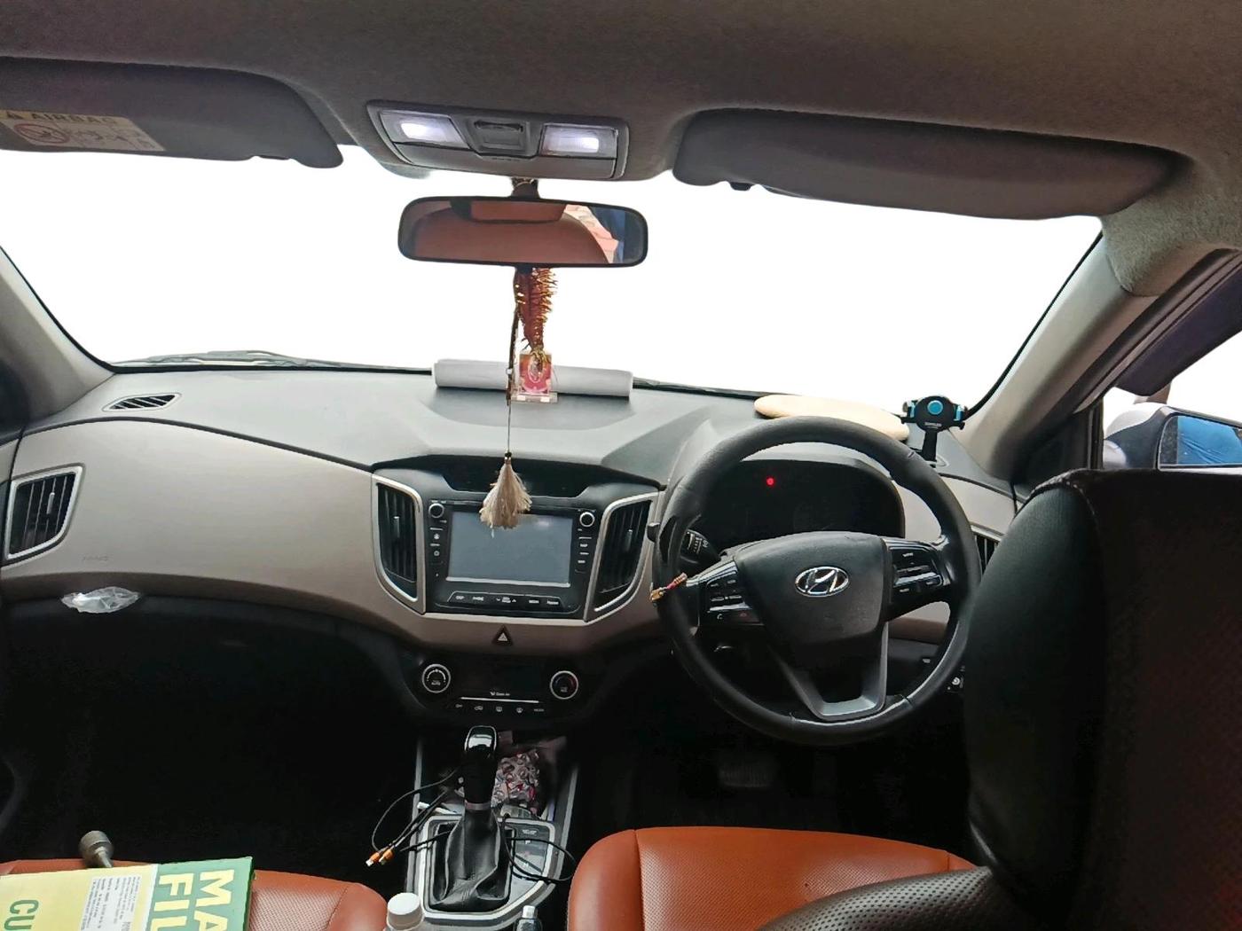 2016 Hyundai Creta SX PLUS AT 1.6 PETROL, Petrol, Automatic, 91,260 km, interior