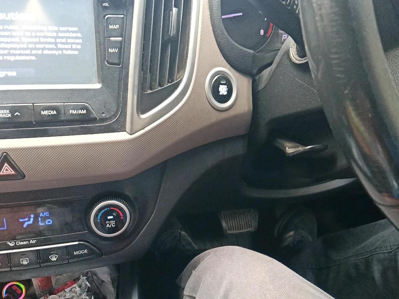 2016 Hyundai Creta SX PLUS AT 1.6 PETROL, Petrol, Automatic, 91,260 km, interior