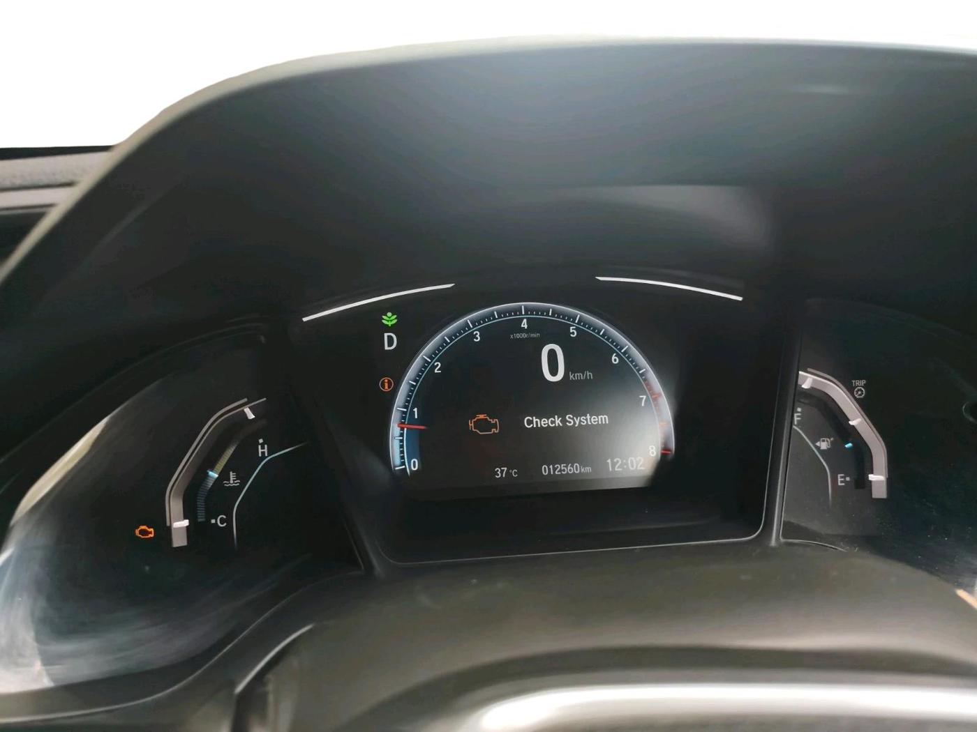 2019 Honda Civic 1.8L I-VTEC VX CVT, Petrol, Automatic, 12,560 km, interior