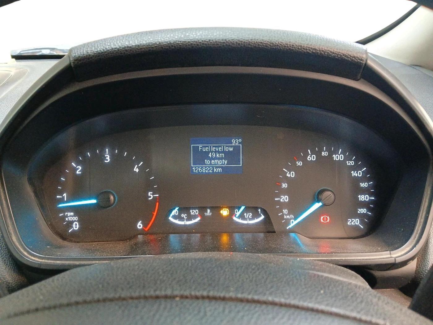 2018 Ford Ecosport AMBIENTE 1.5L DIESEL, Diesel, Manual, 1,26,822 km, interior