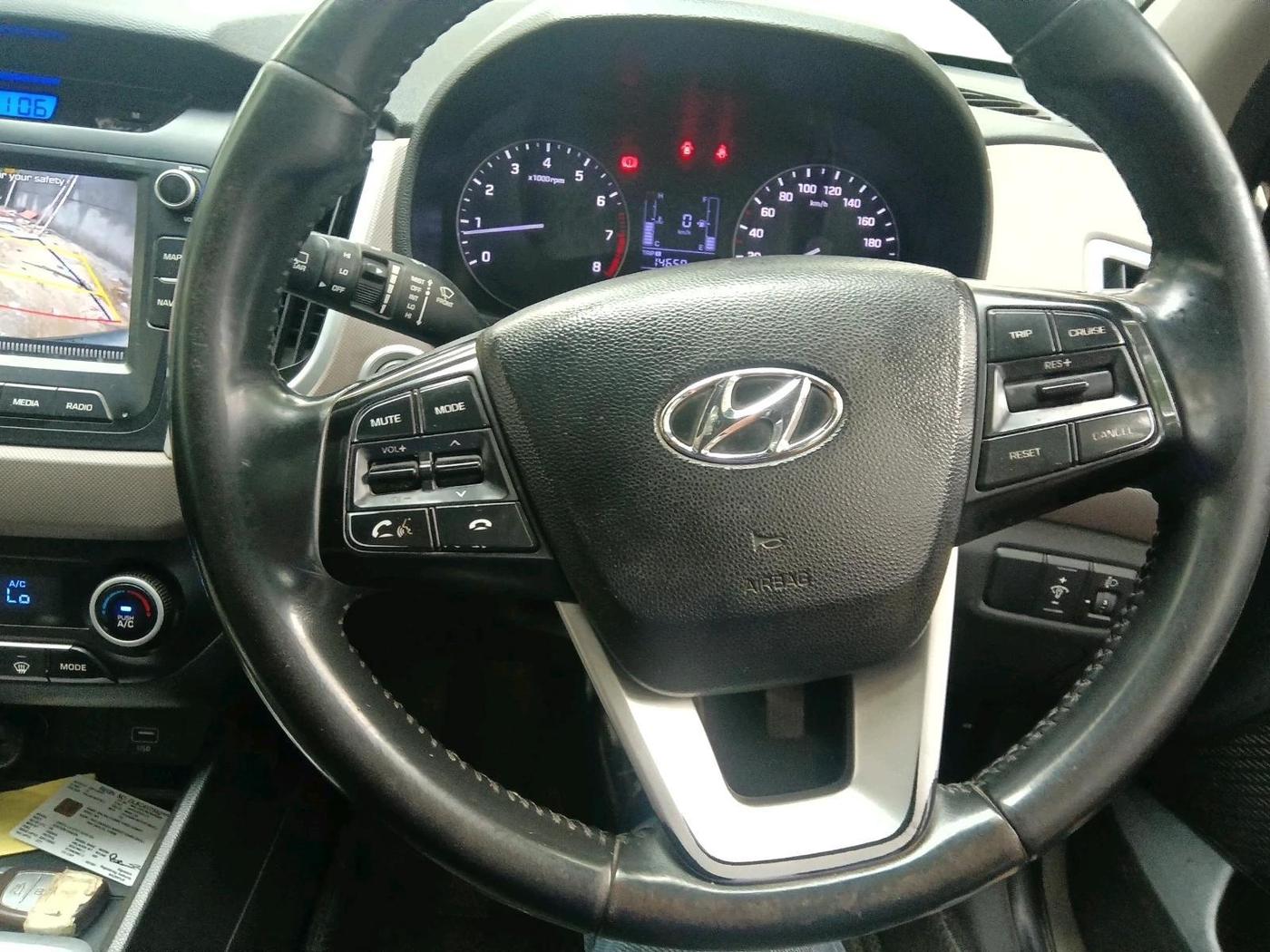 2018 Hyundai Creta SX AT 1.6 PETROL, Petrol, Automatic, 96,913 km, interior