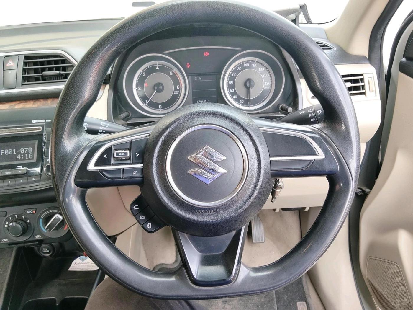 2017 Maruti Dzire VDI, Diesel, Manual, 1,24,481 km, interior