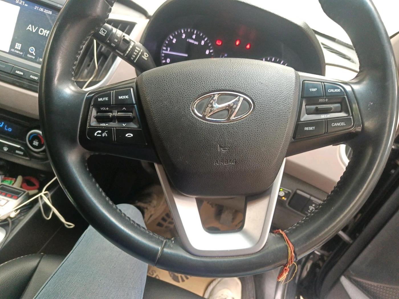 2019 Hyundai Creta SX AT 1.6 PETROL, CNG, Automatic, 57,491 km, interior