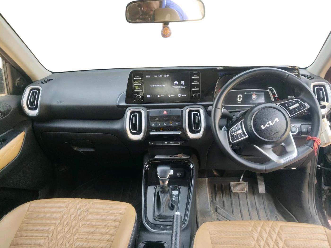 2024 KIA SONET HTX 1.5 AT, Diesel, Automatic, 31,763 km, interior