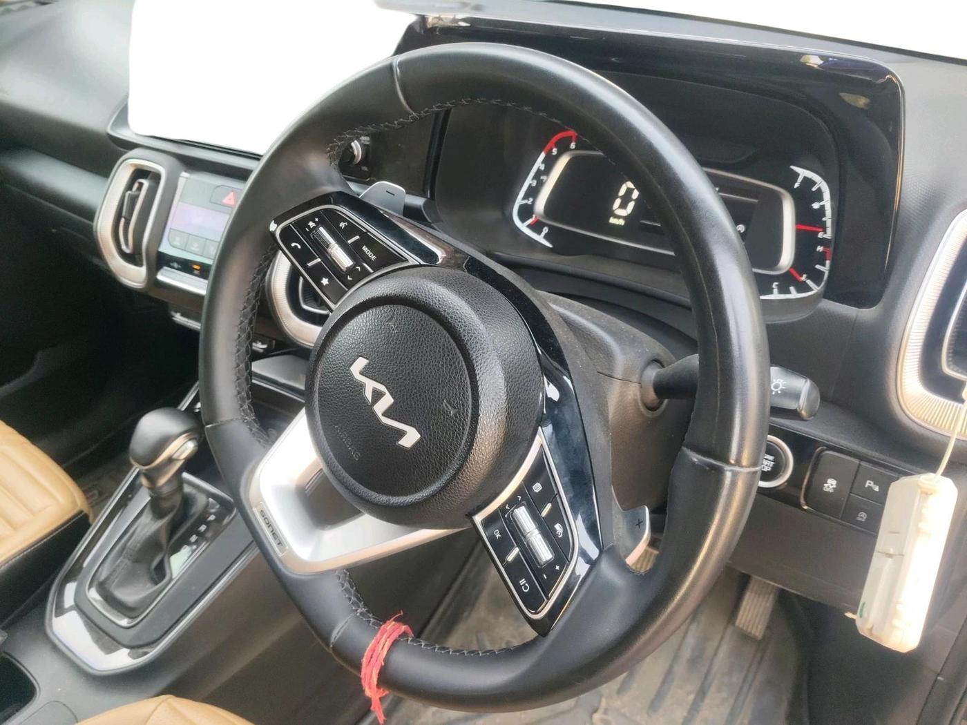 2024 KIA SONET HTX 1.5 AT, Diesel, Automatic, 31,763 km, interior