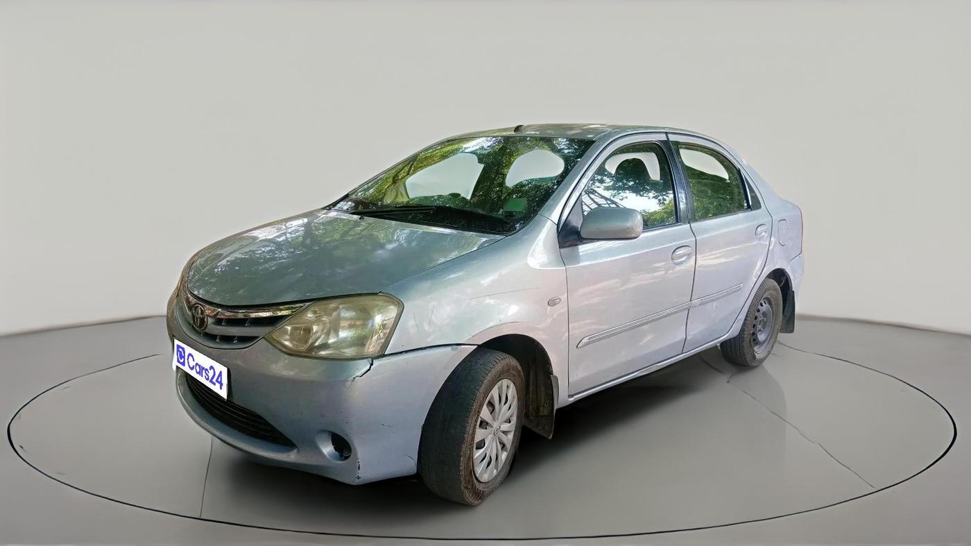 2011 Toyota Etios G, CNG, Manual, 1,15,291 km, exterior
