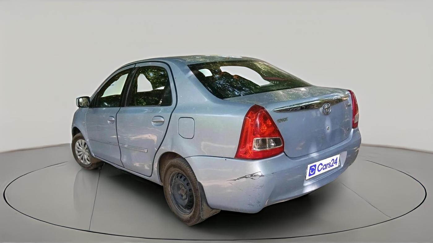 2011 Toyota Etios G, CNG, Manual, 1,15,291 km, exterior