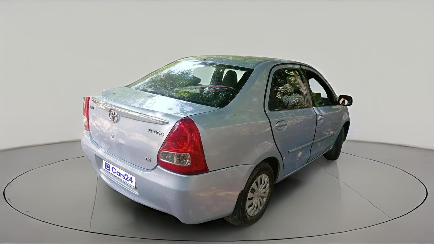 2011 Toyota Etios G, CNG, Manual, 1,15,291 km, exterior