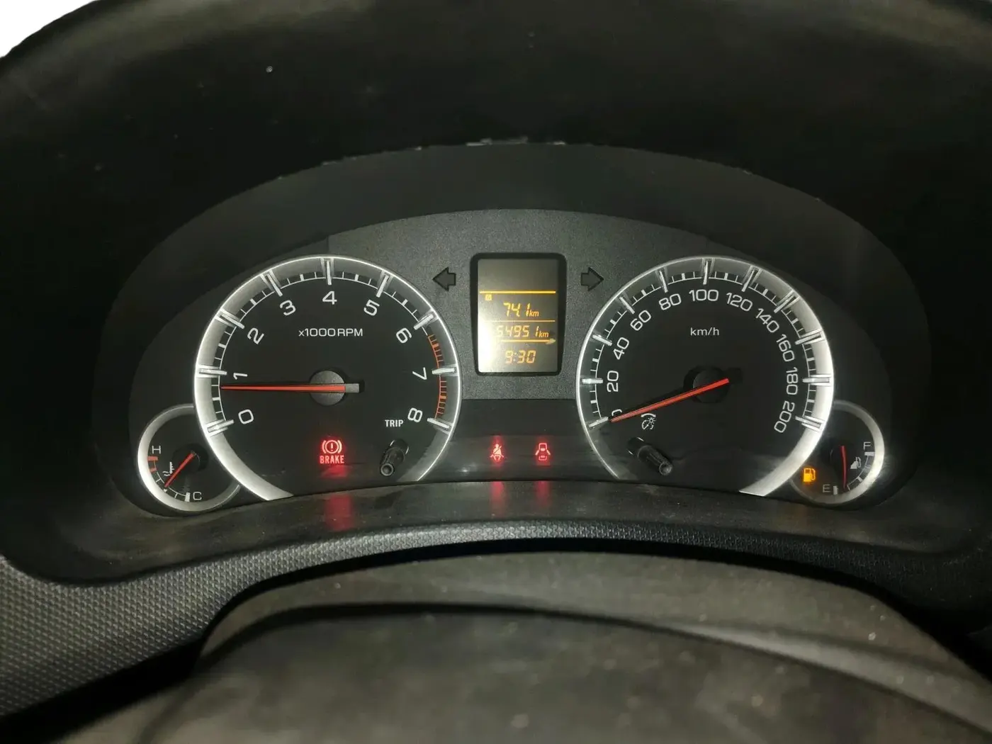 2012 Maruti Swift VXI, CNG, Manual, 54,951 km, interior
