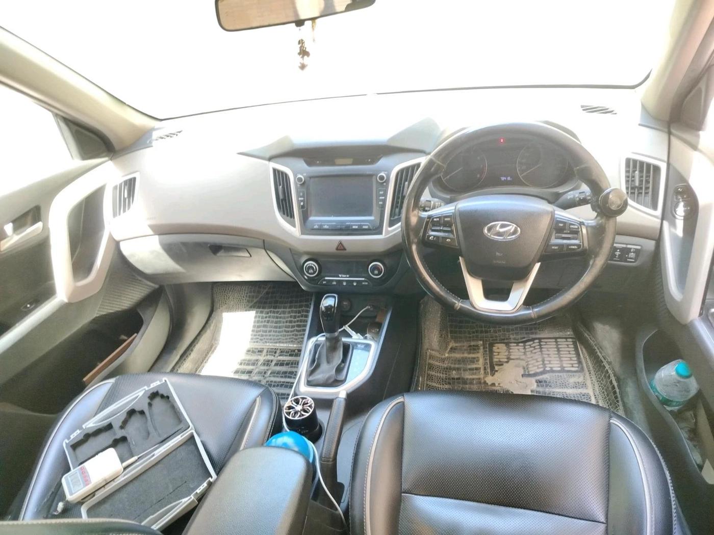 2018 Hyundai Creta SX AT 1.6 PETROL, Petrol, Automatic, 78,418 km, interior