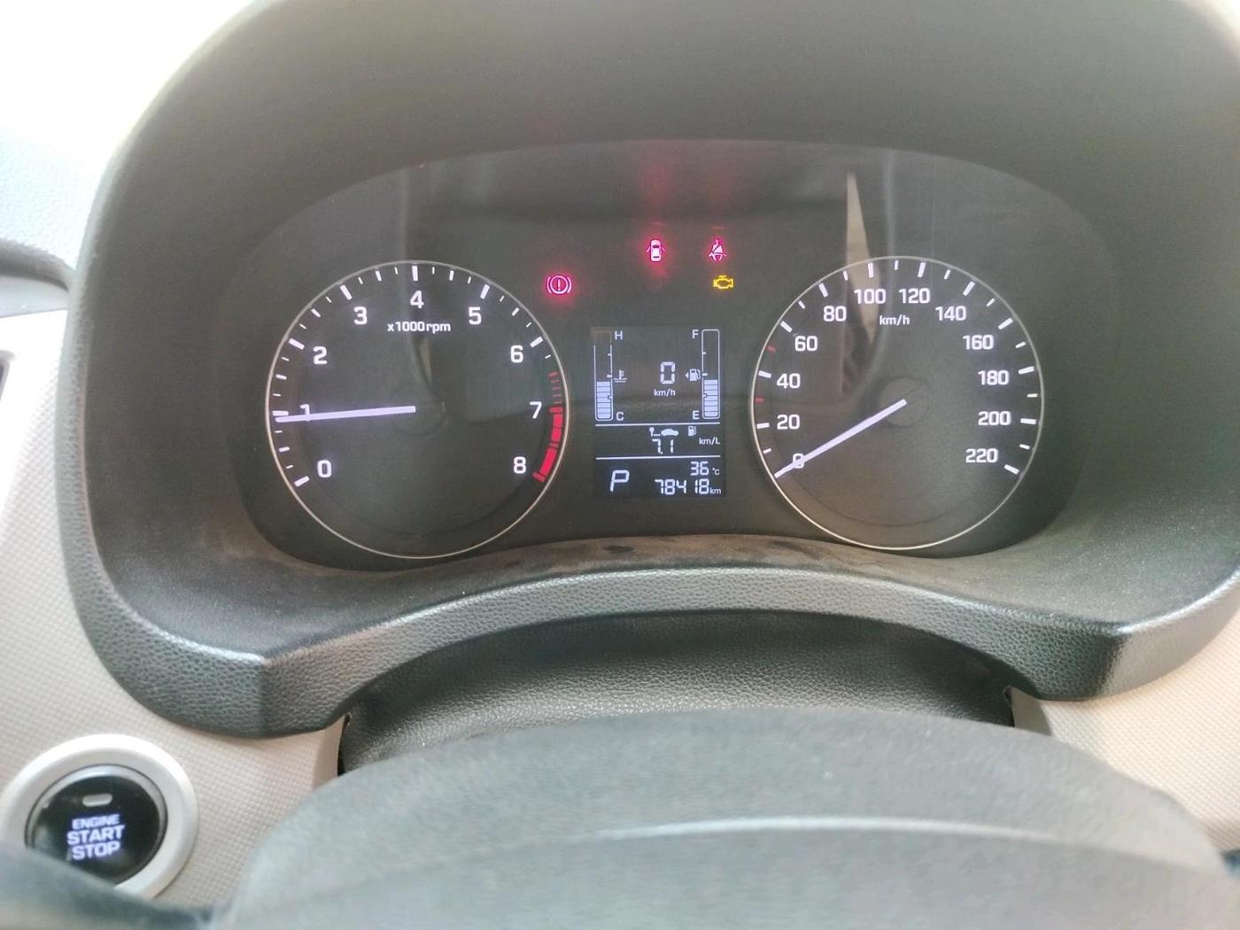 2018 Hyundai Creta SX AT 1.6 PETROL, Petrol, Automatic, 78,418 km, interior